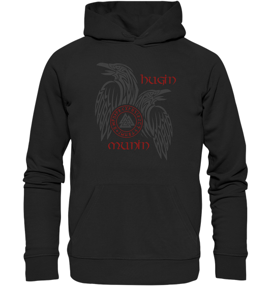 HUGIN & MUNIN - Premium Unisex Hoodie - Donnerwolf