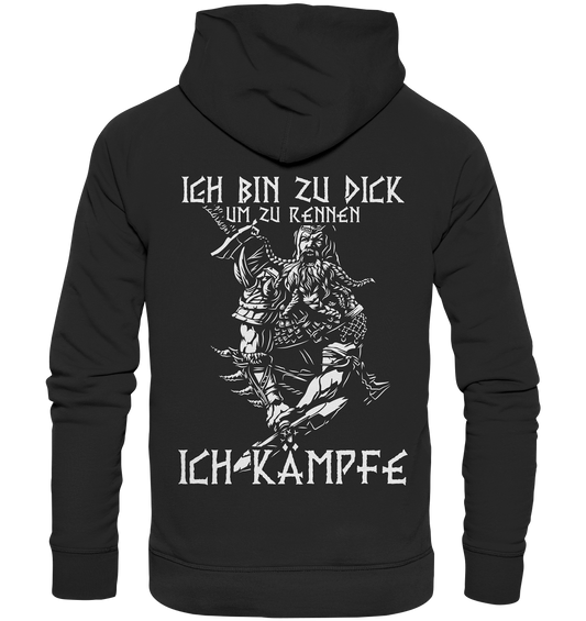 ICH KÄMPFE - Organic Basic Hoodie - Donnerwolf