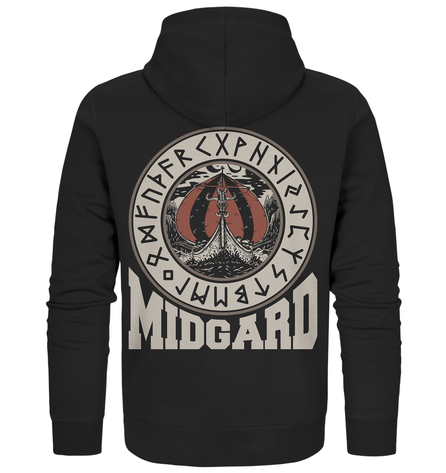 Midgard - Organic Zipper - Donnerwolf