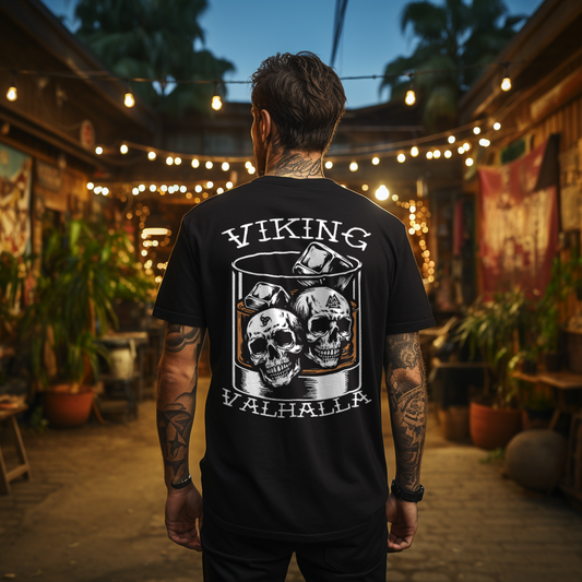 Viking Valhalla  - Premium Shirt (Beidseitiger Druck)