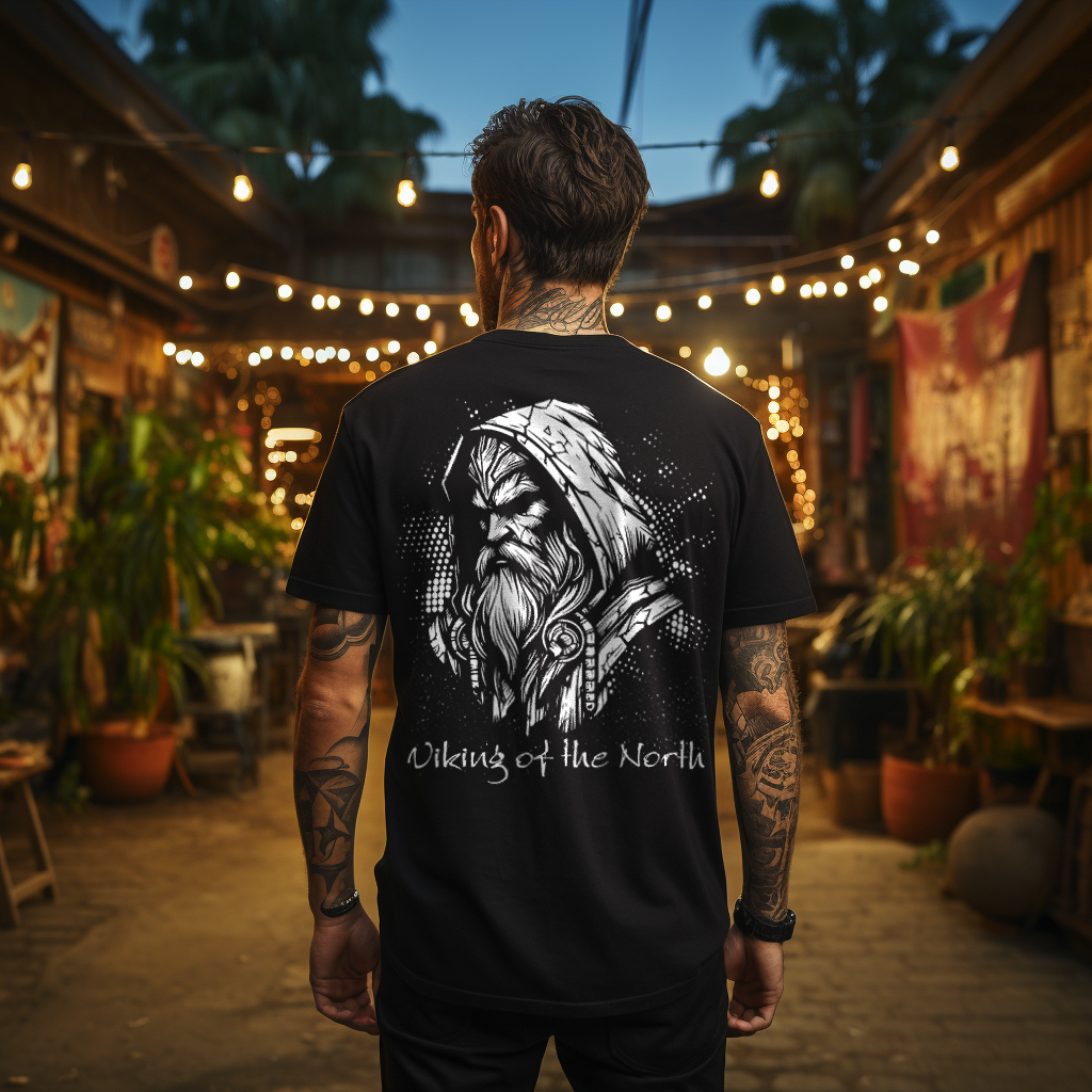 Viking of the North - Herren Shirt (Beidseitiger Druck)