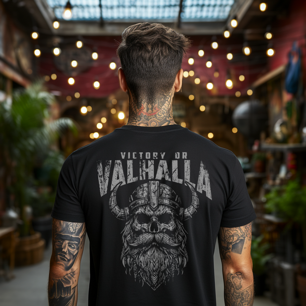 Victory of Valhalla - Premium Shirt (Beidseitiger Druck)