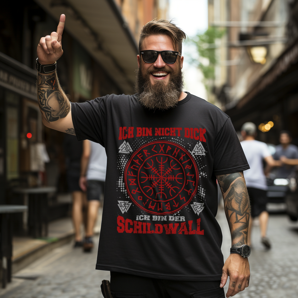 Ich bin der Schildwall - Premium Shirt