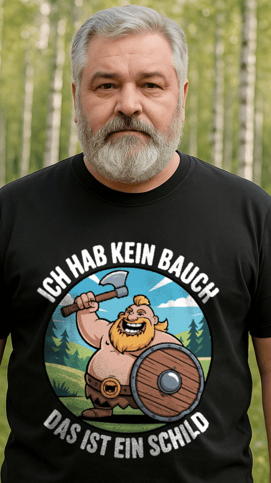 Das ist mein Schild - Wikinger T-Shirt Männer Beschützer Premium