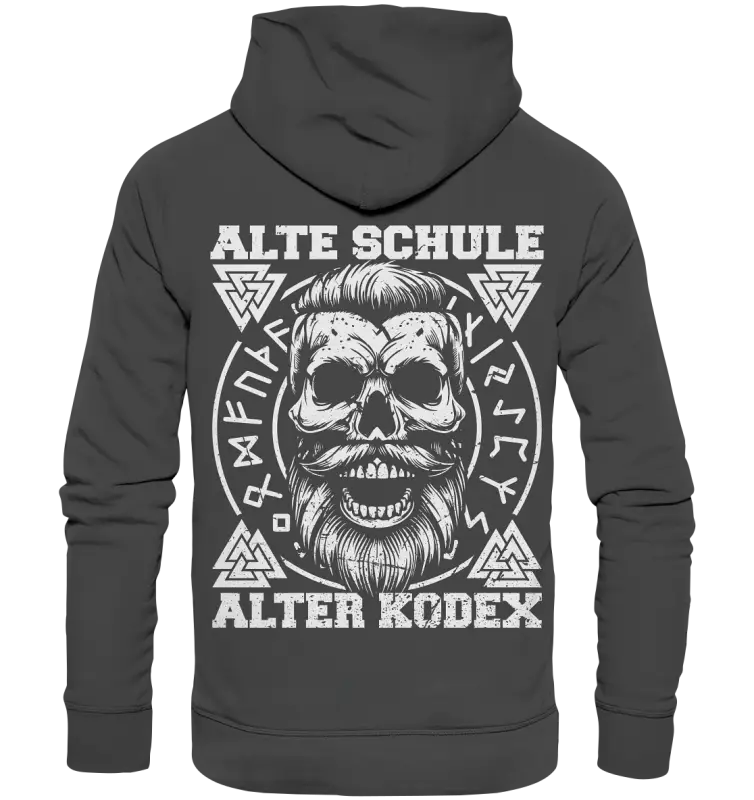 Alte Schule, alter Kodex - Organic Basic Hoodie - Donnerwolf