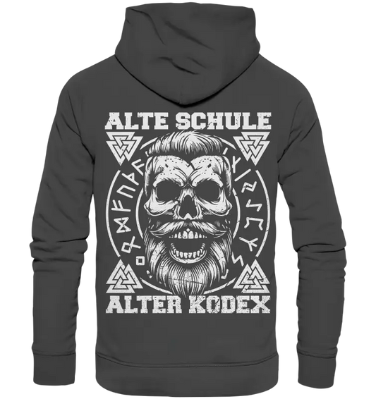 Alte Schule, alter Kodex - Organic Basic Hoodie - Donnerwolf