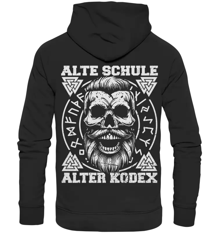 Alte Schule, alter Kodex - Organic Basic Hoodie - Donnerwolf