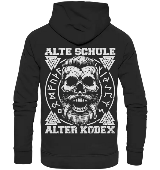 Alte Schule, alter Kodex - Organic Basic Hoodie - Donnerwolf