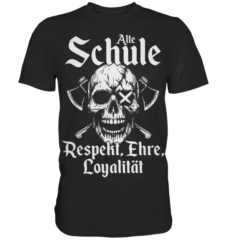 Alte schule - Herren Shirt - Black / XS - Unisex-Shirts
