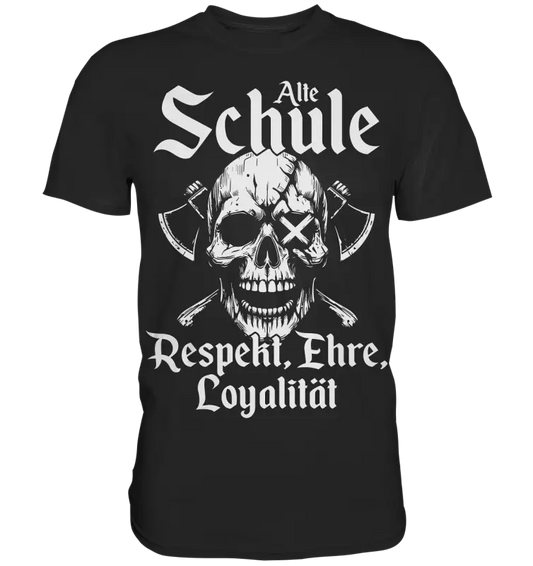 Alte schule - Herren Shirt - Black / XS - Unisex-Shirts