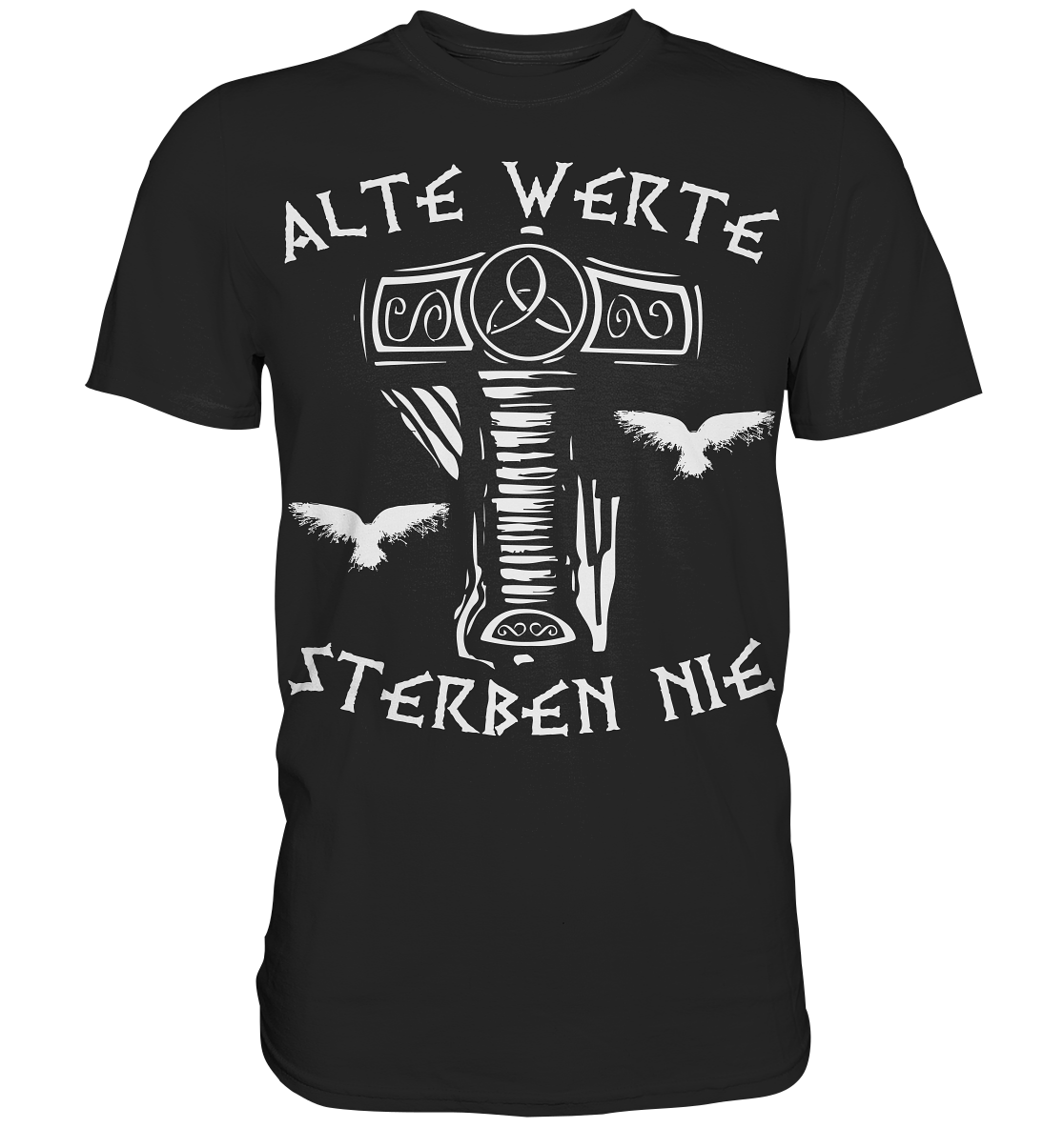 Alte Werte - Herren Shirt - Black / XS - Unisex-Shirts