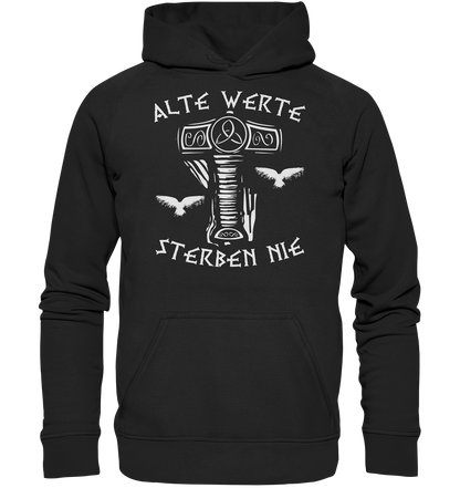 Alte Werte - Unisex Hoodie - Deep Black / XS - Hoodies