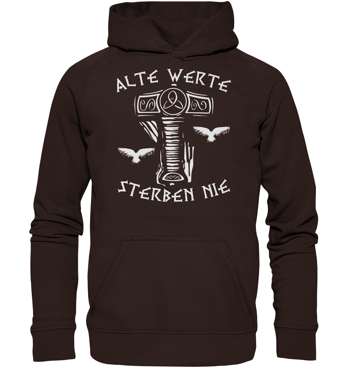 Alte Werte - Unisex Hoodie - Hot Chocolate / XS - Hoodies