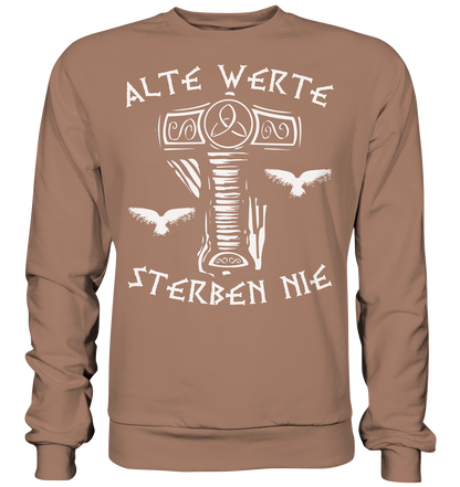 Alte Werte - Unisex Sweatshirt - Caramel Latte / XS - Sweatshirts