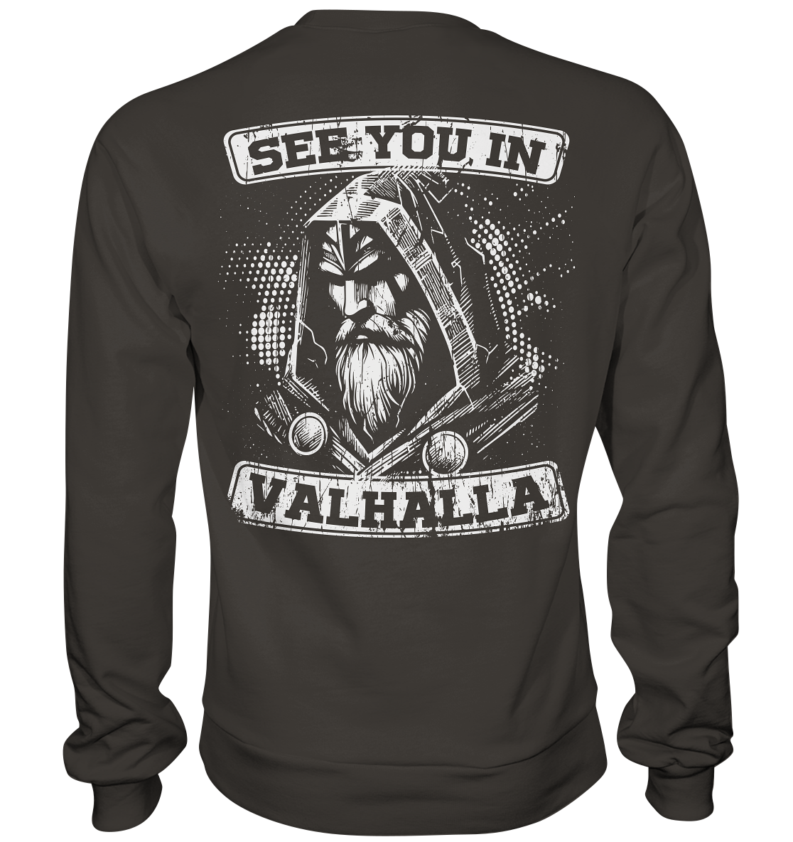 See you in Valhalla - Sweatshirt (Beidseitiger Druck)