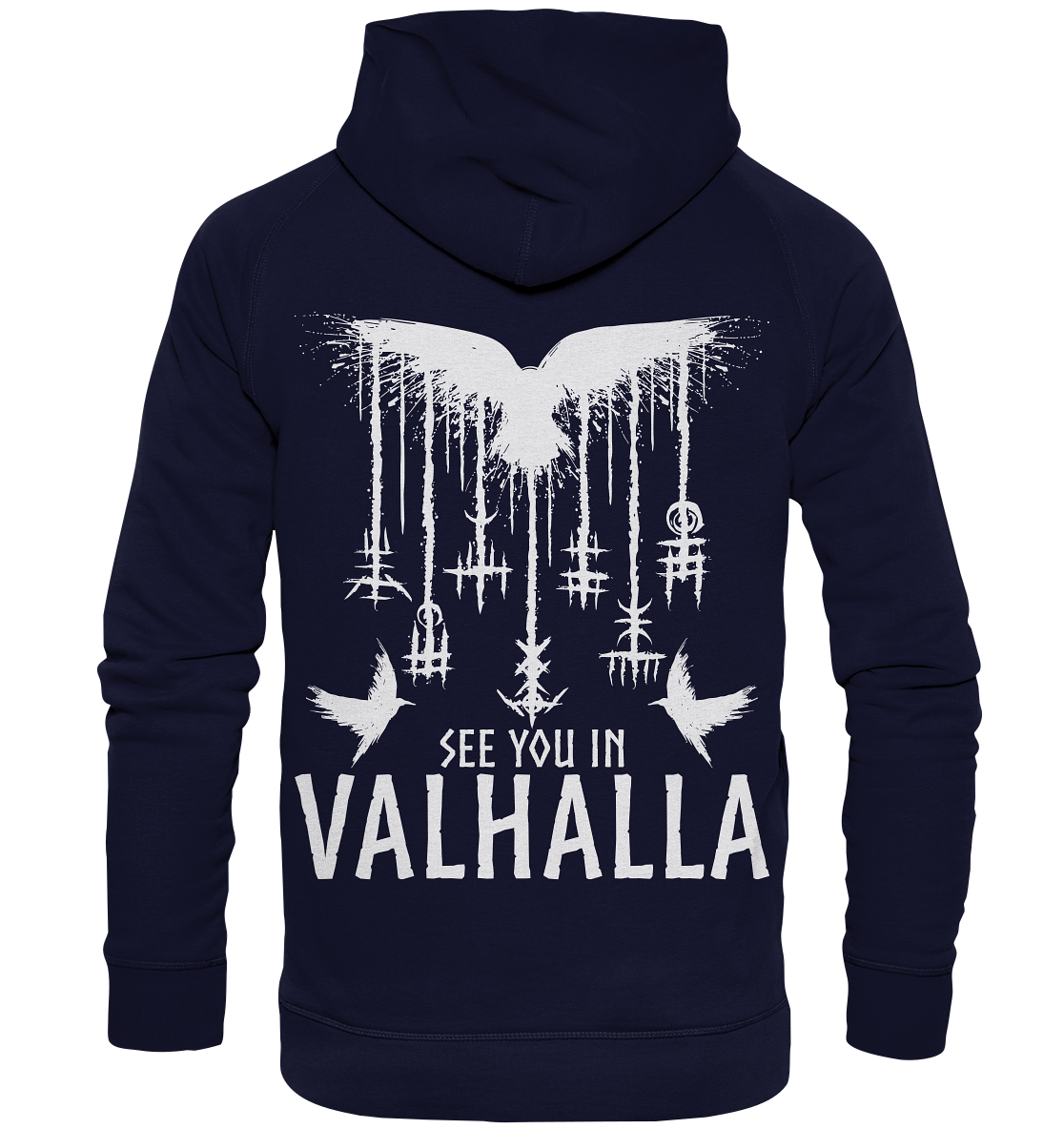 See you in Valhalla Raben - Basic Unisex Hoodie