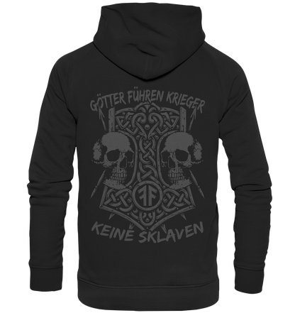 GÖTTER FÜHREN KRIEGER - Wikinger Hoodie Männer Odin