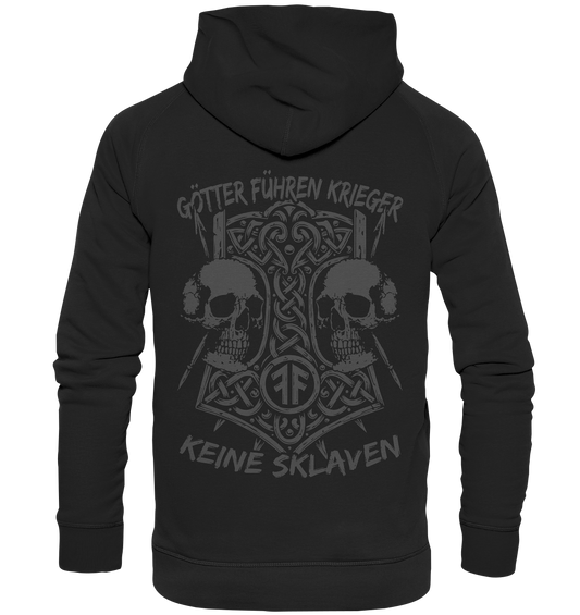 GÖTTER FÜHREN KRIEGER - Wikinger Hoodie Männer Odin