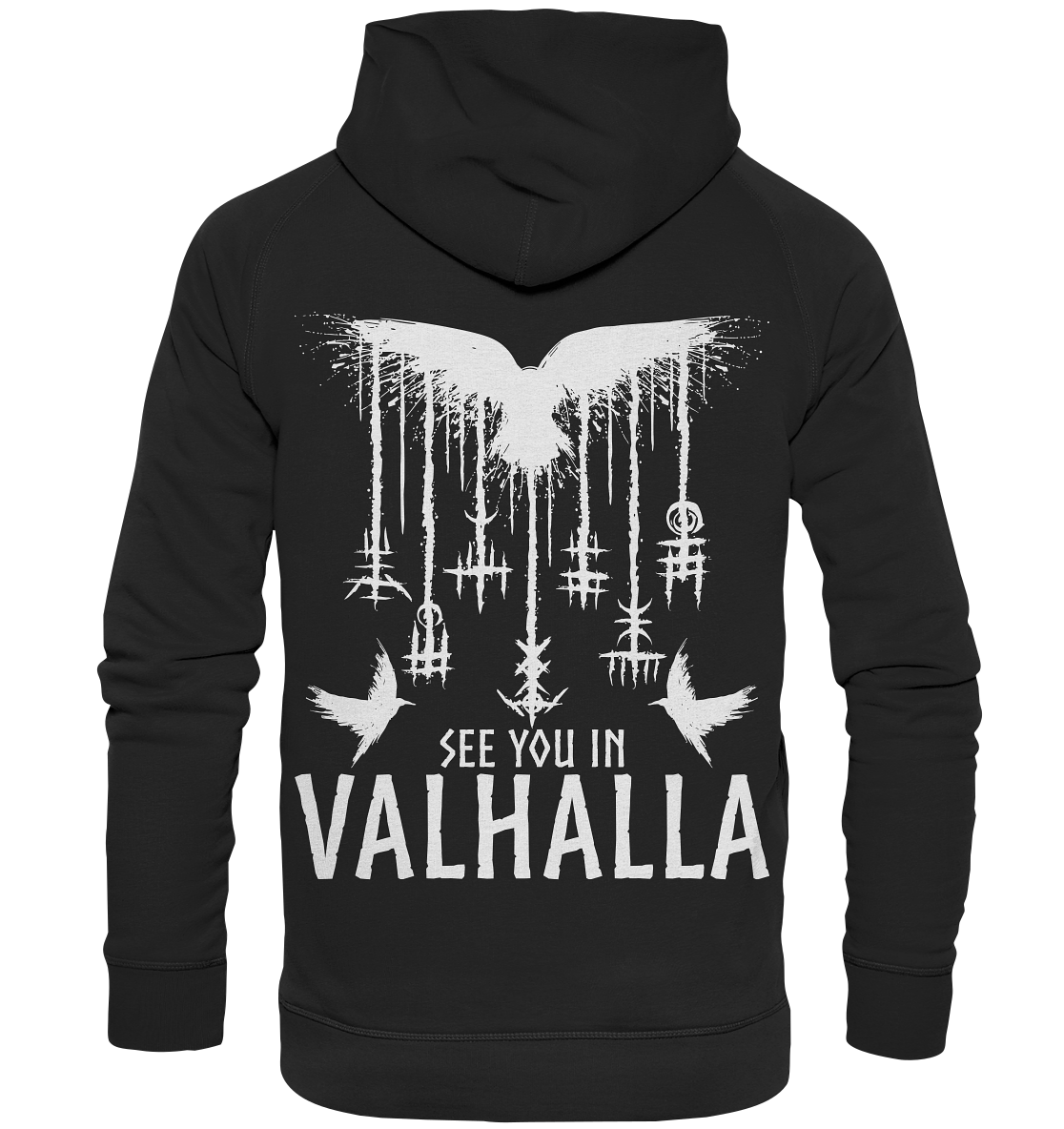 See you in Valhalla Raben - Basic Unisex Hoodie