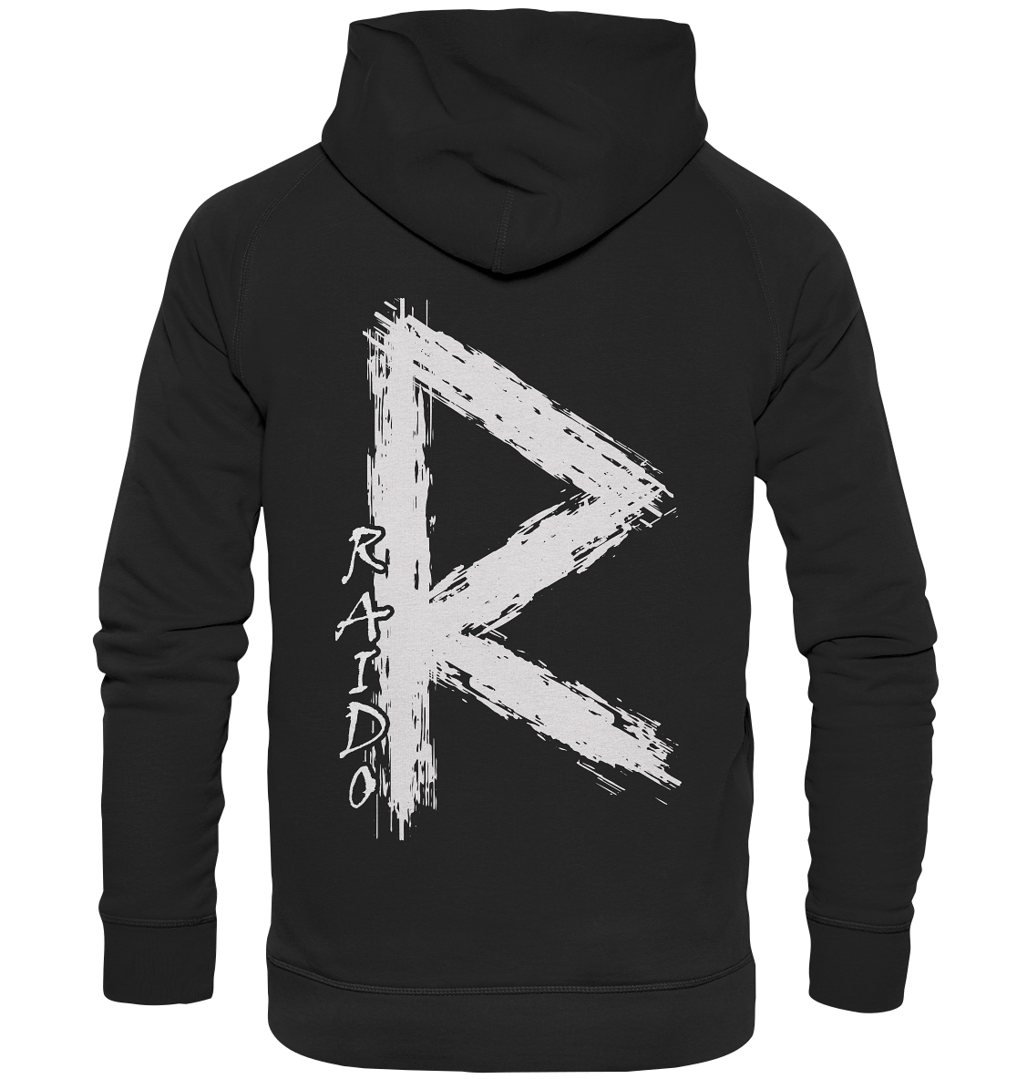 "Raido Rune" Wikinger-Premiumshirt – Der Weg des Reisenden - Unisex Hoodie