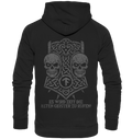 ES WIRD ZEIT DIE ALTEN GEISTER ZU RUFEN - Wikinger Hoodie Männer Ahnen Backprint
