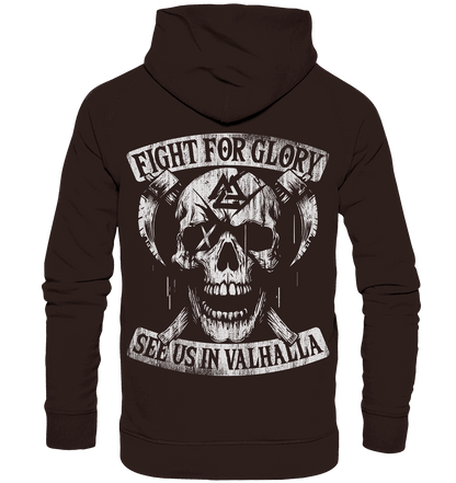 See You in Valhalla - Fight for Glory - Wikinger Hoodie Männer