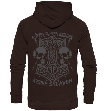 GÖTTER FÜHREN KRIEGER - Wikinger Hoodie Männer Odin