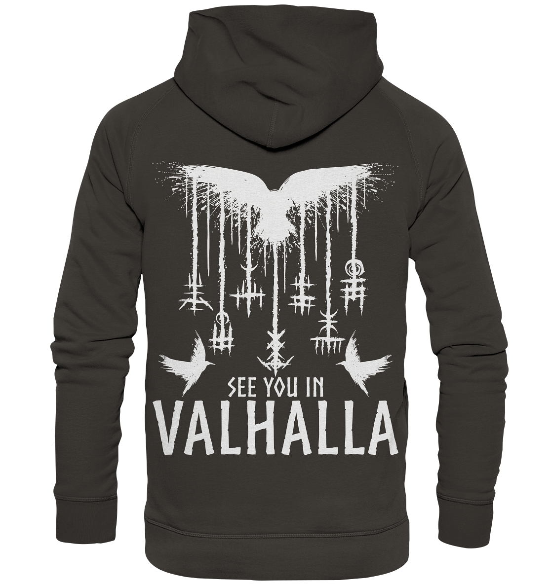 See you in Valhalla Raben - Basic Unisex Hoodie