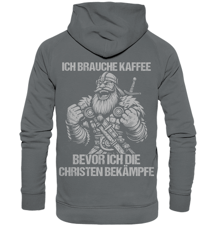 Ich brauche Kaffee  - Basic Unisex Hoodie
