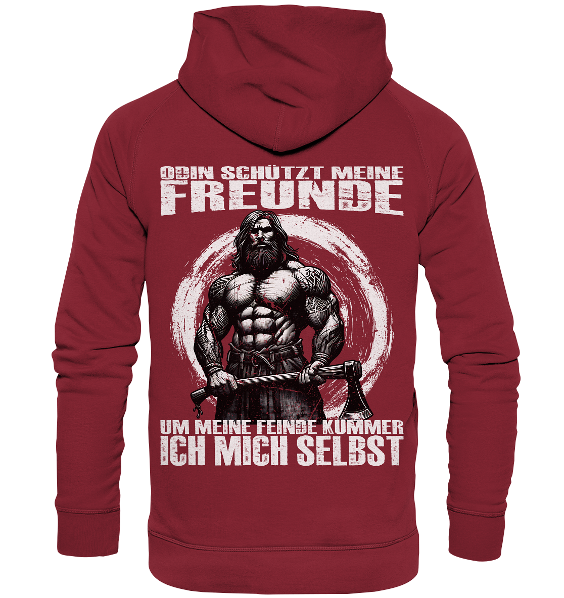 Odin schütze meine Freunde - Unisex Hoodie