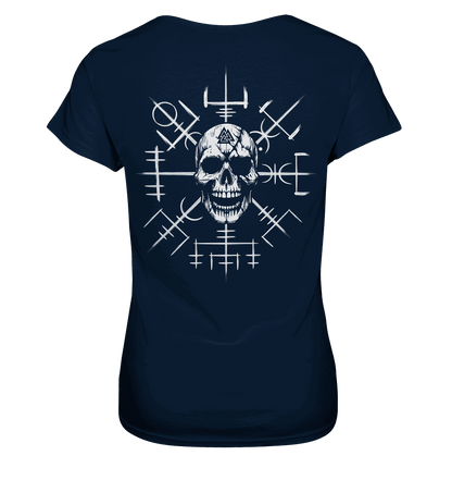 Viking Compass Skull - Ladies Premium Shirt