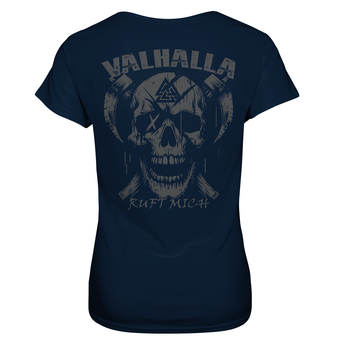 Valhalla ruft mich! - Wikinger Damen Shirt (Beidseitiger Druck)