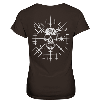 Viking Compass Skull - Ladies Premium Shirt