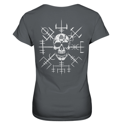 Viking Compass Skull - Ladies Premium Shirt