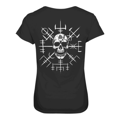 Viking Compass Skull - Ladies Premium Shirt