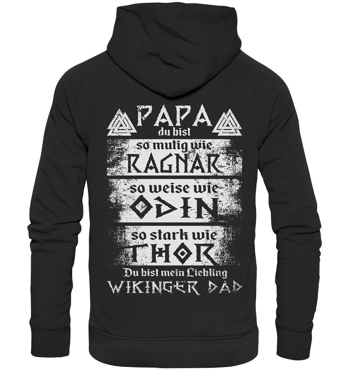 Wikinger Papa - Organic Basic Hoodie