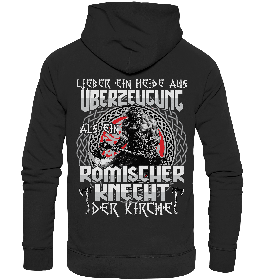 Römischer Knecht  - Wikinger Hoodie (Backprint)