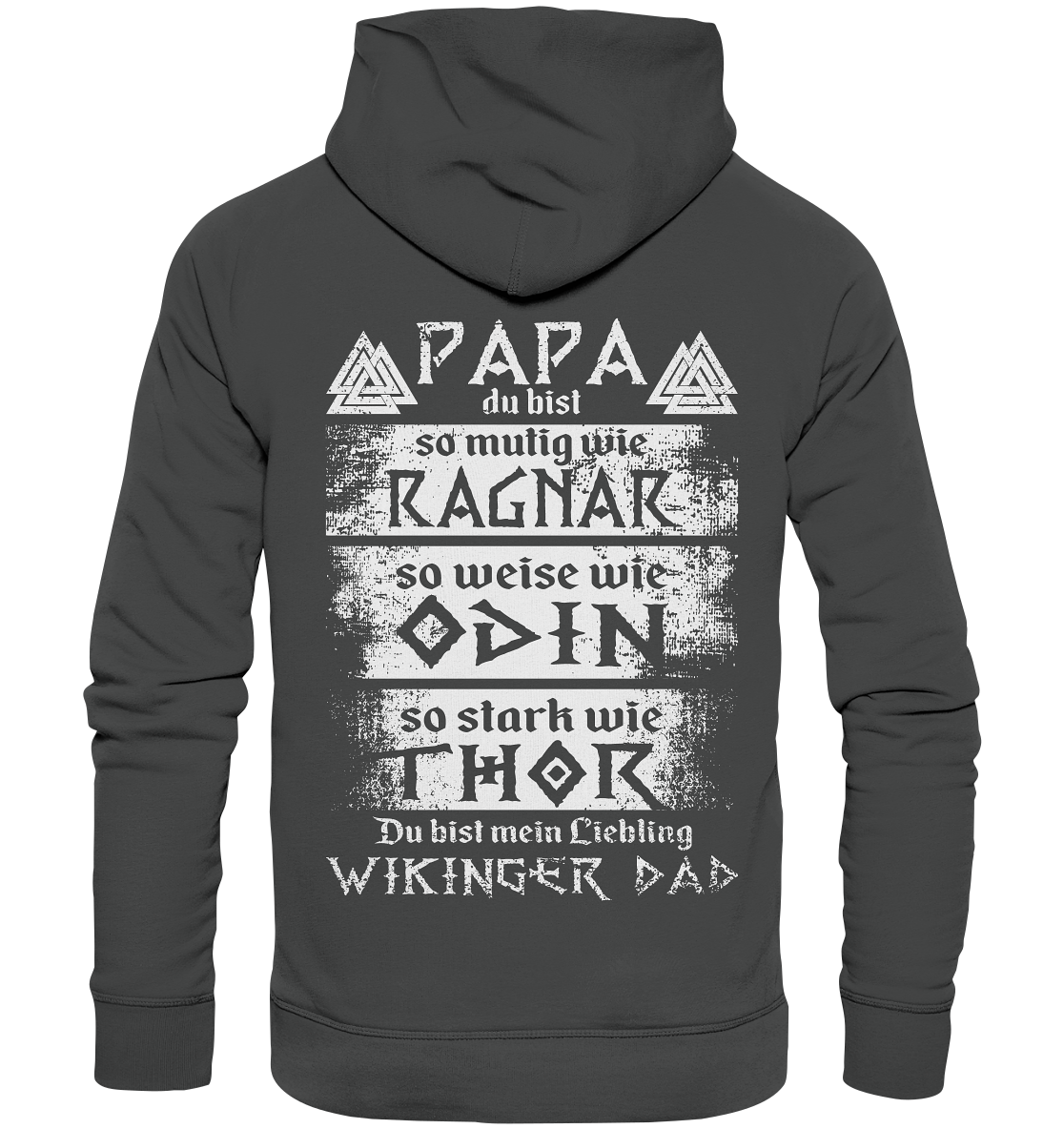 Wikinger Papa - Organic Basic Hoodie