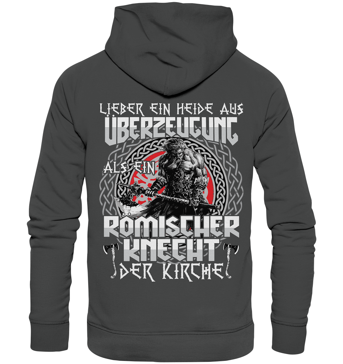 Römischer Knecht  - Wikinger Hoodie (Backprint)