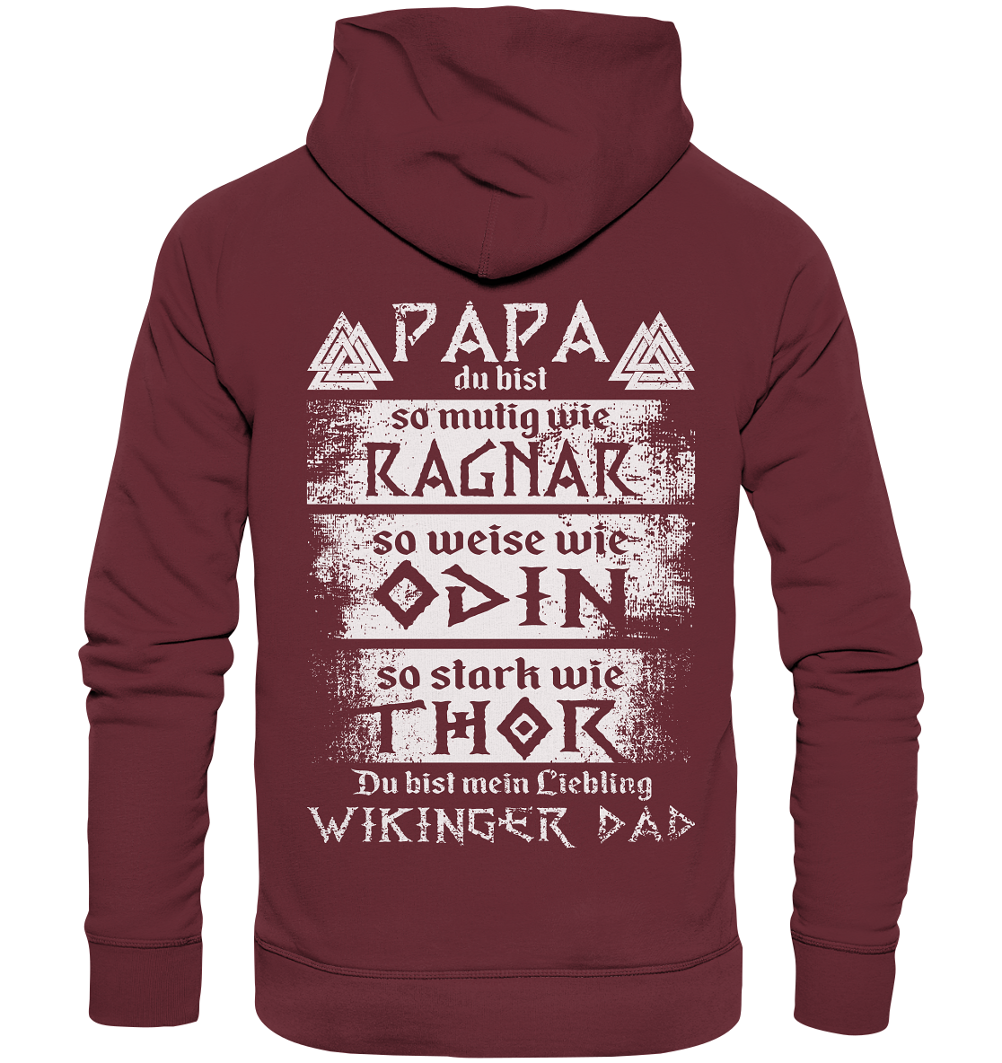 Wikinger Papa - Organic Basic Hoodie