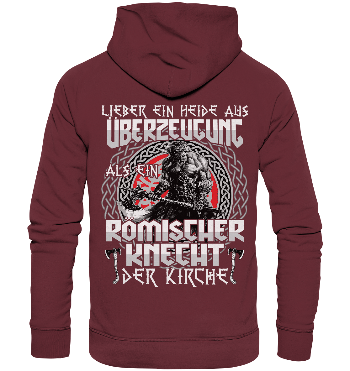 Römischer Knecht  - Wikinger Hoodie (Backprint)