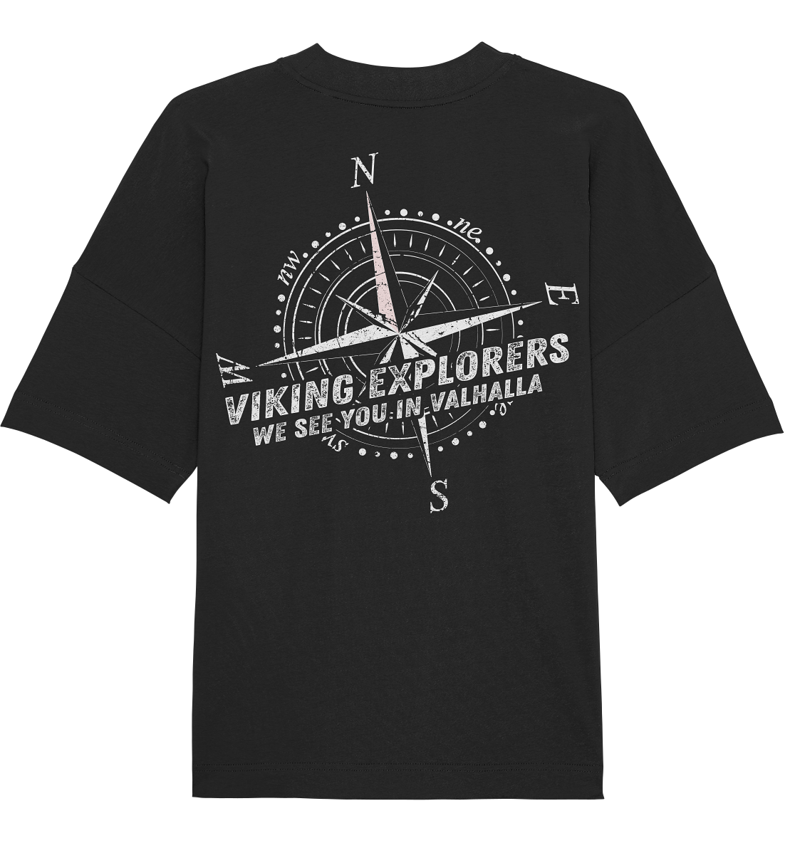 VIKING EXPLORERS - Organic Oversize Shirt (Beidseitiger Druck)