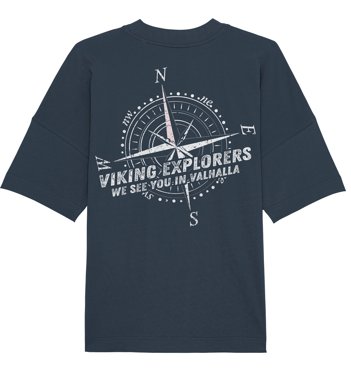 VIKING EXPLORERS - Organic Oversize Shirt (Beidseitiger Druck)