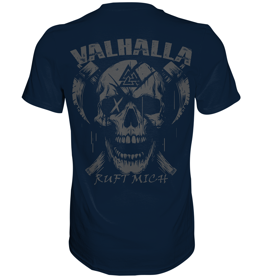 Valhalla ruft mich! - Wikinger Herren Shirt (Beidseitiger Druck)