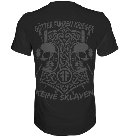 GÖTTER FÜHREN KRIEGER - Wikinger T-Shirt Männer Odin Premium