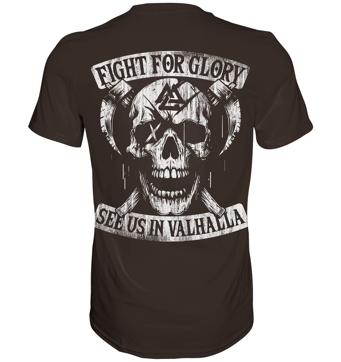 See You in Valhalla - Fight for Glory - Wikinger T-Shirt Männer Premium