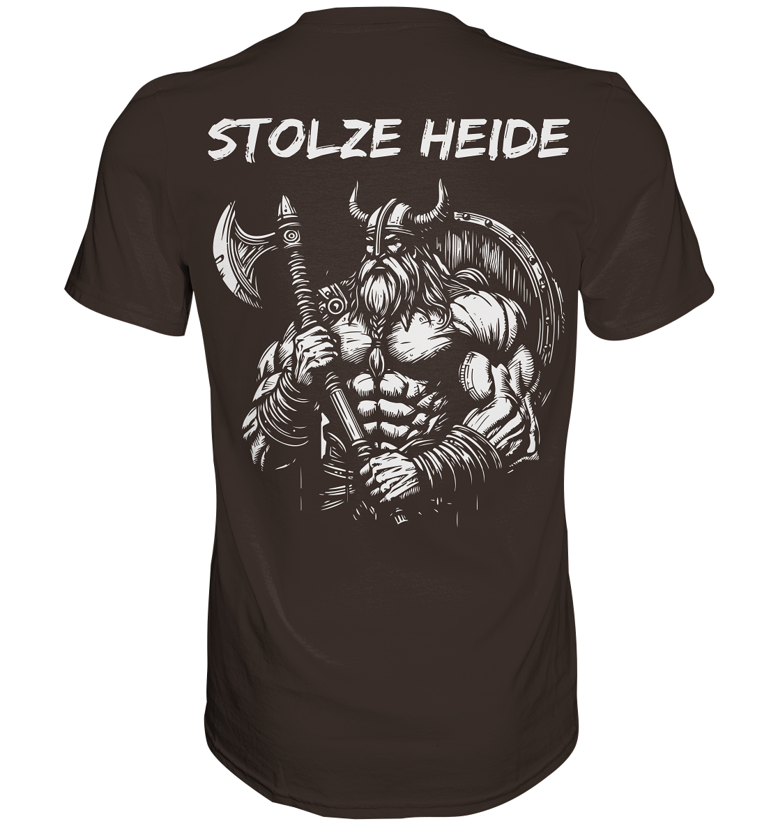 Stolze Heide - Premium Shirt (Beidseitiger Druck)