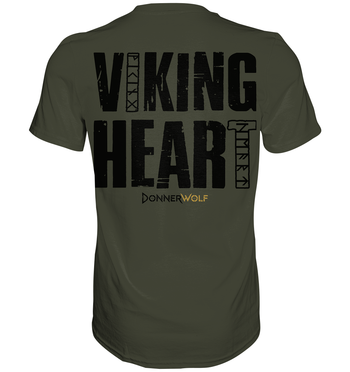 Viking Heart - Wikinger T-Shirt Männer Premium