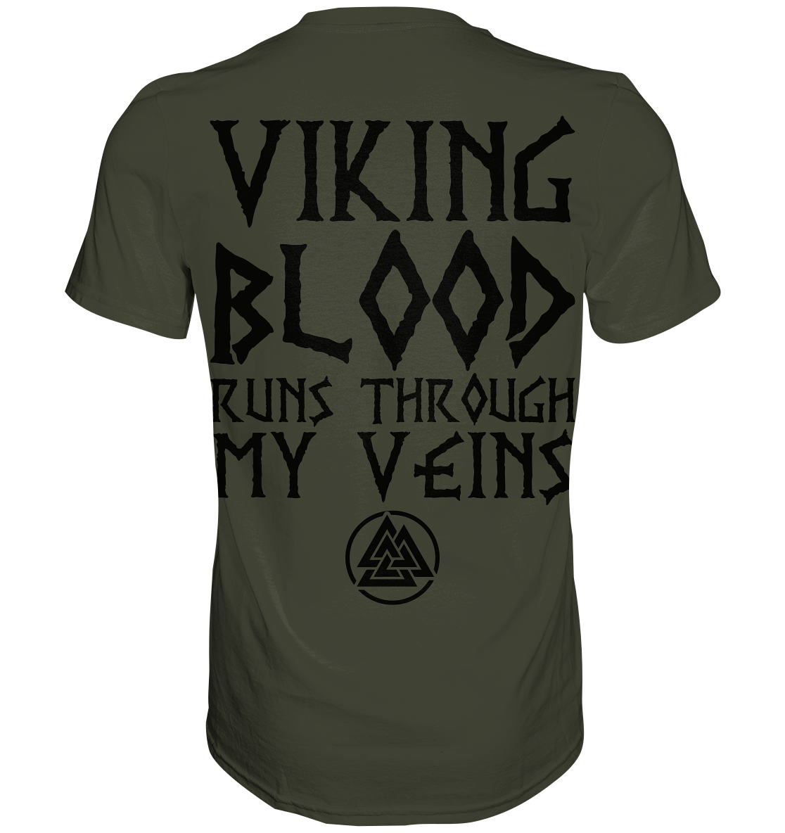 Wikingerblut fließt durch meine Adern - Wikinger T-Shirt Männer Premium