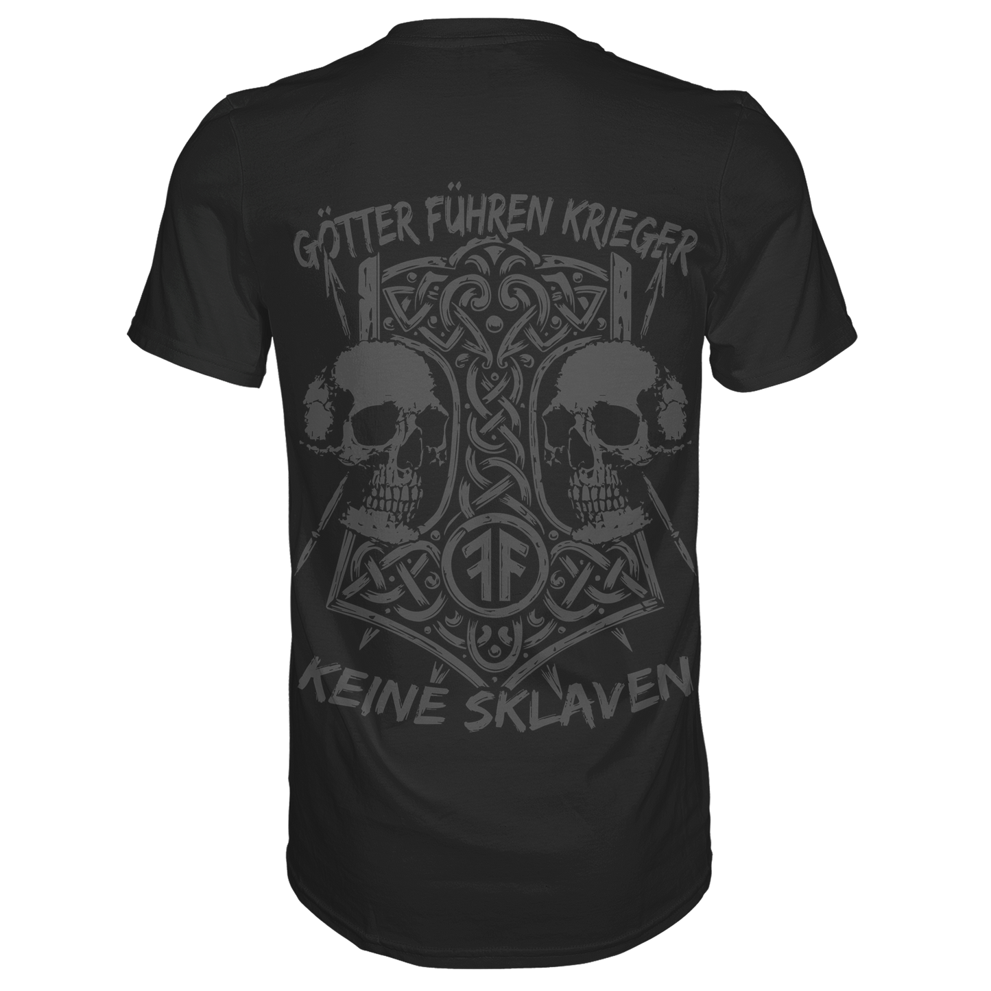 GÖTTER FÜHREN KRIEGER - Wikinger T-Shirt Männer Odin Premium
